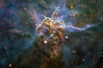 Mystic Mountain - Credit: NASA, ESA, and M. Livio and the Hubble 20th Anniversary Team (STScI)
